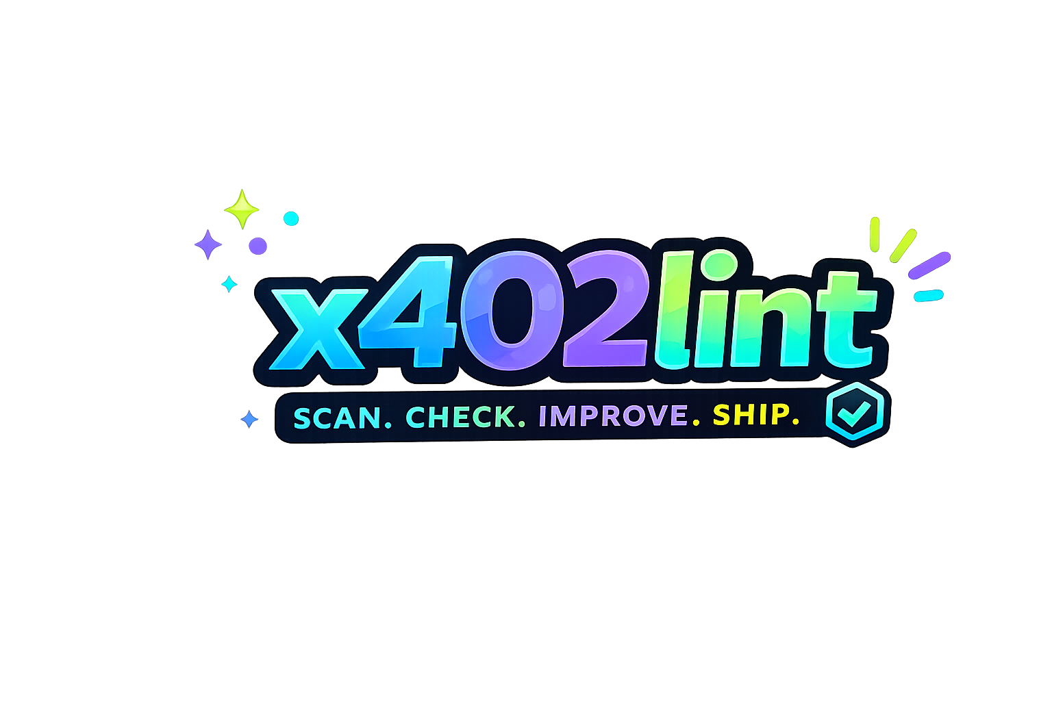x402lint — scan, check, improve, ship